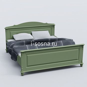Кровать Скандия двойная с высоким изножьем