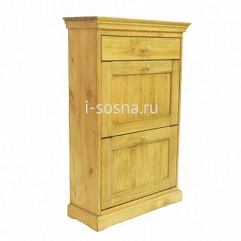 Обувница 2-х дверная с ящиком CHAUSSURE 2P 1T