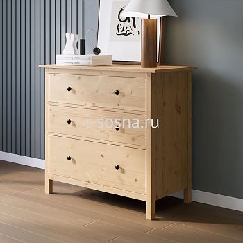 Комод с 3 ящиками Хемнэс HEMNES